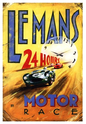 Framed Le Mans Print