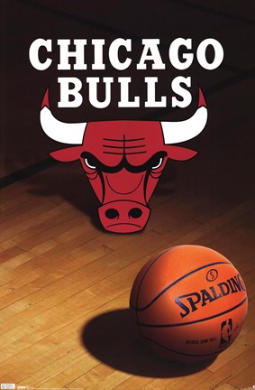 Framed Bulls - Logo 10 Print