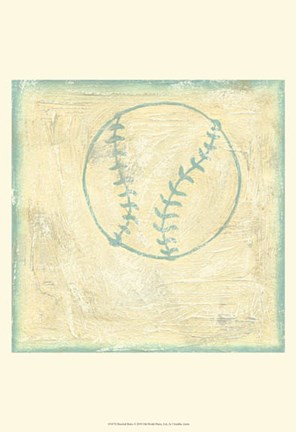 Framed Baseball Rules Print