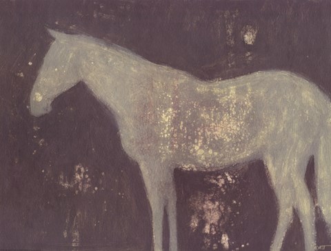 Framed Sage Horse Print