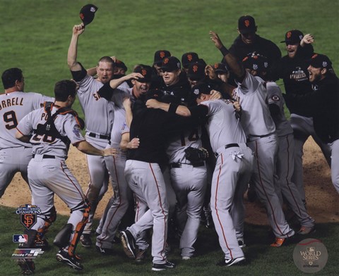San Francisco Giants Team Celebration Game Five of the 2010 World Series  Poster by Unknown at