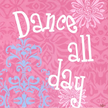 Framed Dance all Day Print