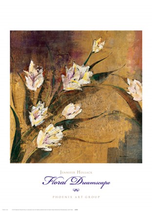 Framed Floral Dreamscape Print