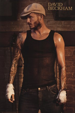 Framed David Beckham - Cover Print