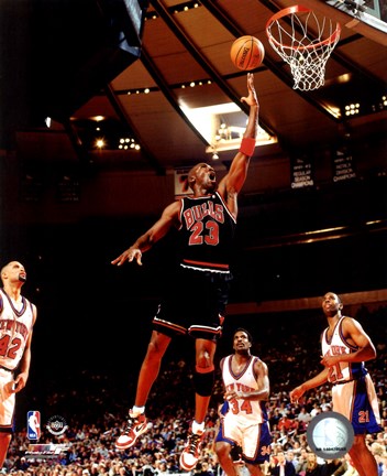 Framed Michael Jordan 1998 Action Print