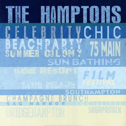 Framed Hamptons Print