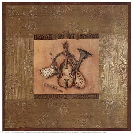 Framed Classical Instrument II Print