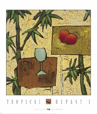 Framed Tropical Repast I Print