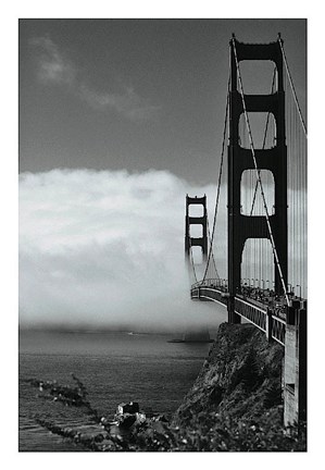 Framed Golden Gate Fog Print