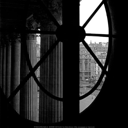Framed From a Window of the Louvre Print