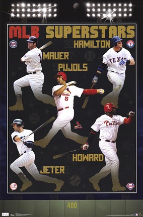 Framed MLB - Superstars 11 Print
