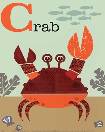 Framed Crab Print