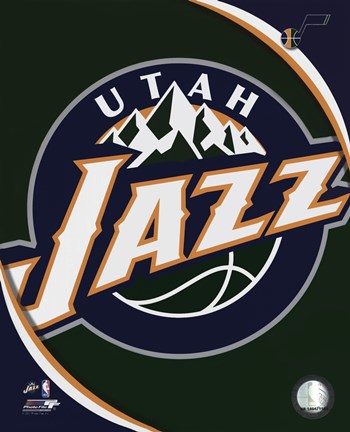Framed Utah Jazz Team Logo Print