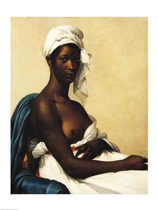 Framed Portrait of a Negress Print