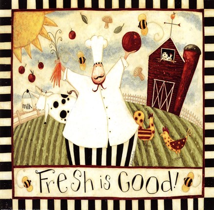 Framed Fresh is Good! Print