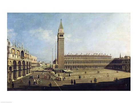 Framed Piazza San Marco, Venice Print