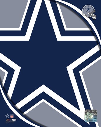 Framed Dallas Cowboys 2011 Logo Print