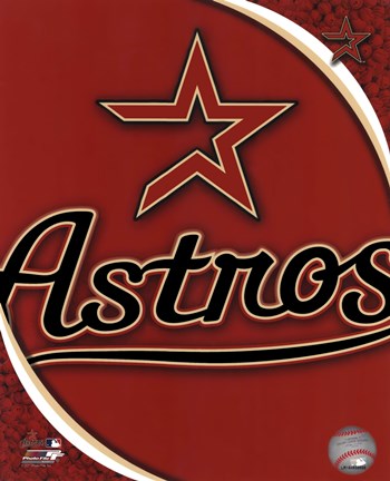 Framed 2011 Houston Astros Team Logo Print