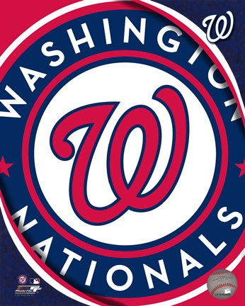 Framed 2011 Washington Nationals Team Logo Print