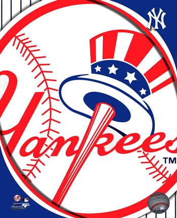 Framed 2011 New York Yankees Team Logo Print