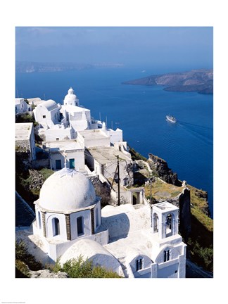 Framed Cyclades Islands, Greece Print