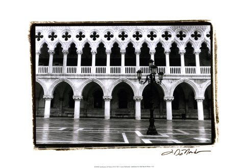 Framed Archways of Venice II Print