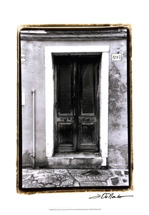 Framed Doors of Venice II Print