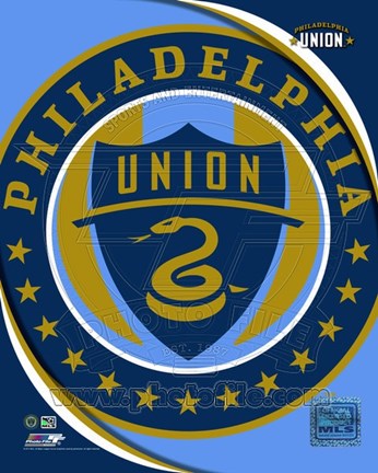 Framed 2011 Philadelphia Union Team Logo Print