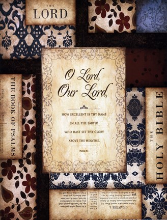 Framed Holy Bible Print