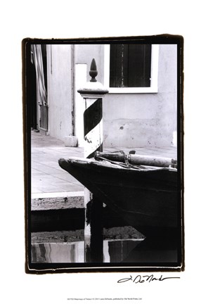 Framed Waterways of Venice I Print
