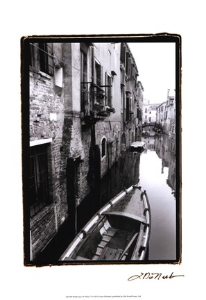 Framed Waterways of Venice V Print