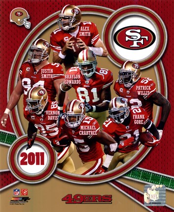 Framed San Francisco 49ers 2011 Team Composite Print