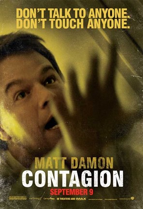 Framed Contagion - Matt Damon Print