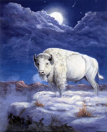 heldig Komprimere gåde White Buffalo Artwork by Marianne Caroselli at FramedArt.com