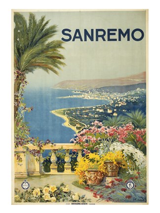 Framed Sanremo Print