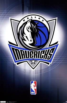 Framed Mavericks - Logo 11 Print