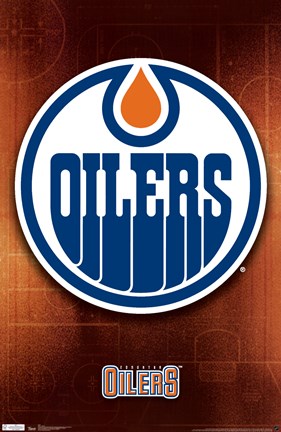 Framed Oilers&#174; - Logo 11 Print