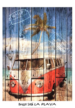 Framed La Playa Print