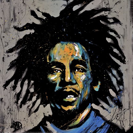 Framed Bob Marley Redemption Print
