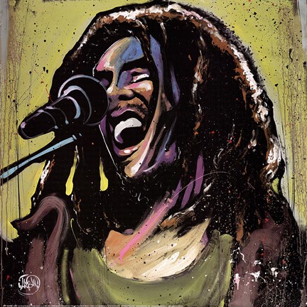 Framed Marley Jams Print