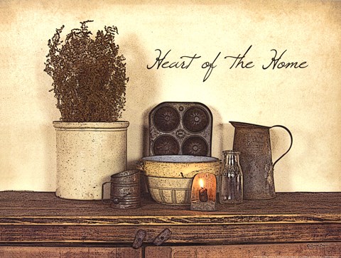 Framed Heart of the Home Print