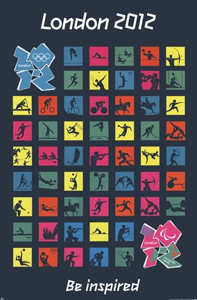 Framed London 2012 Olympics Print