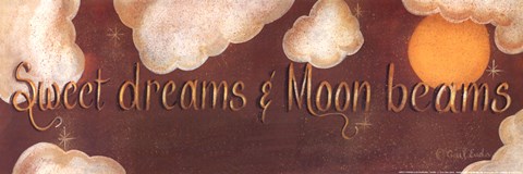 Framed Sweet Dreams &amp; Moon Beams Print