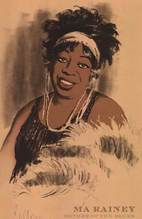 Framed Ma Rainey Print