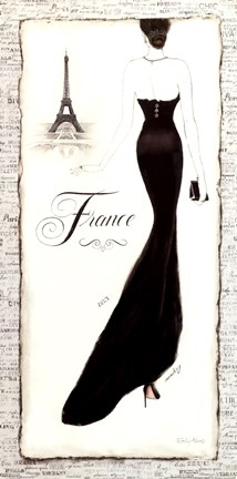 Framed Elegance I Print