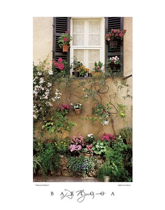 Framed Valbonne Window Print