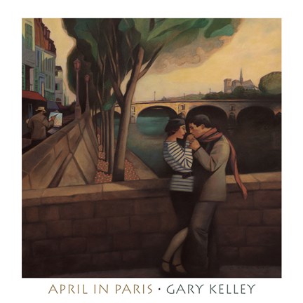 Framed April in Paris Print