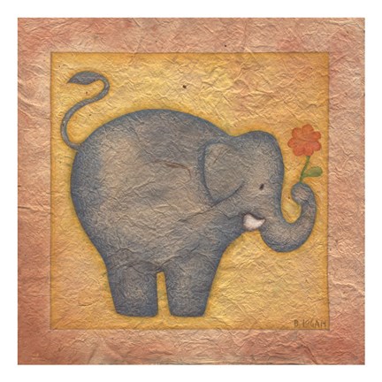 Framed Elephant Print