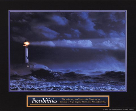 Framed Possibilities - Lighthouse Print