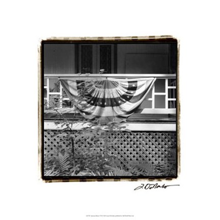 Framed American Breeze VII Print